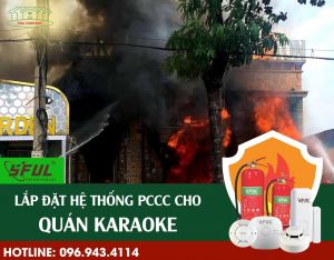 Lắp đặt báo cháy cho quán hát liên hệ Phúc Đại An