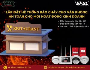 Báo cháy cho nhà hàng – Giải pháp an toàn và chuyên nghiệp cùng Phúc Đại An, Sful và Lora Báo cháy cho nhà hàng – Giải pháp an toàn và chuyên nghiệp cùng Phúc Đại An, Sful và Lora